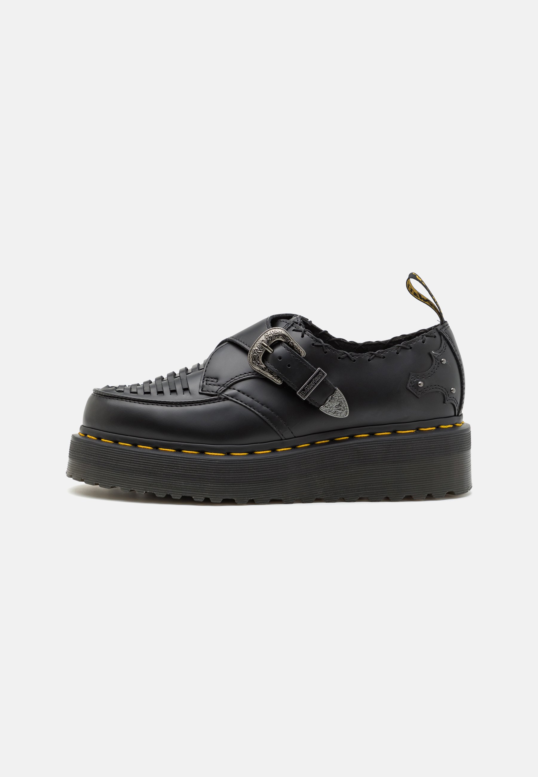 Dr. Martens RAMSEY QUAD MONK UNISEX - Slip-ons - black - Zalando.co.uk