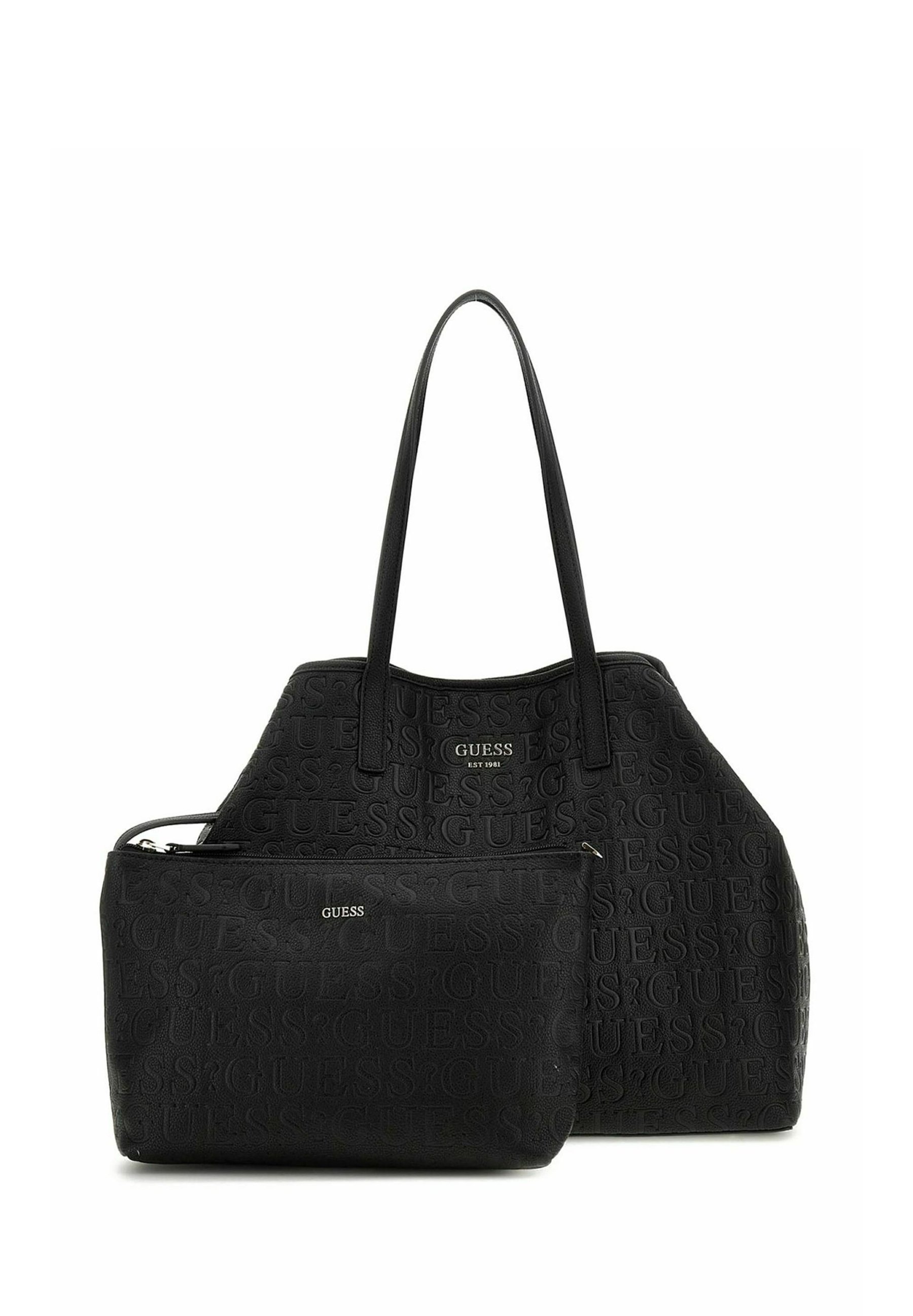 Guess Vikky Tote Shopper Vikky Guess Vikky Tote Coal Logo The