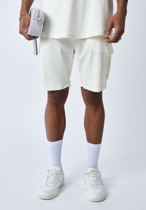 CLASSIQUE TEXTURÉ - Shorts - blanc cassé