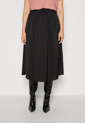 CARSALLIE CALF SKIRT - A-line skirt - black