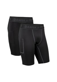 Danish Endurance COMPRESSION 2 PACK - Onderbroek - black/grey/grijs