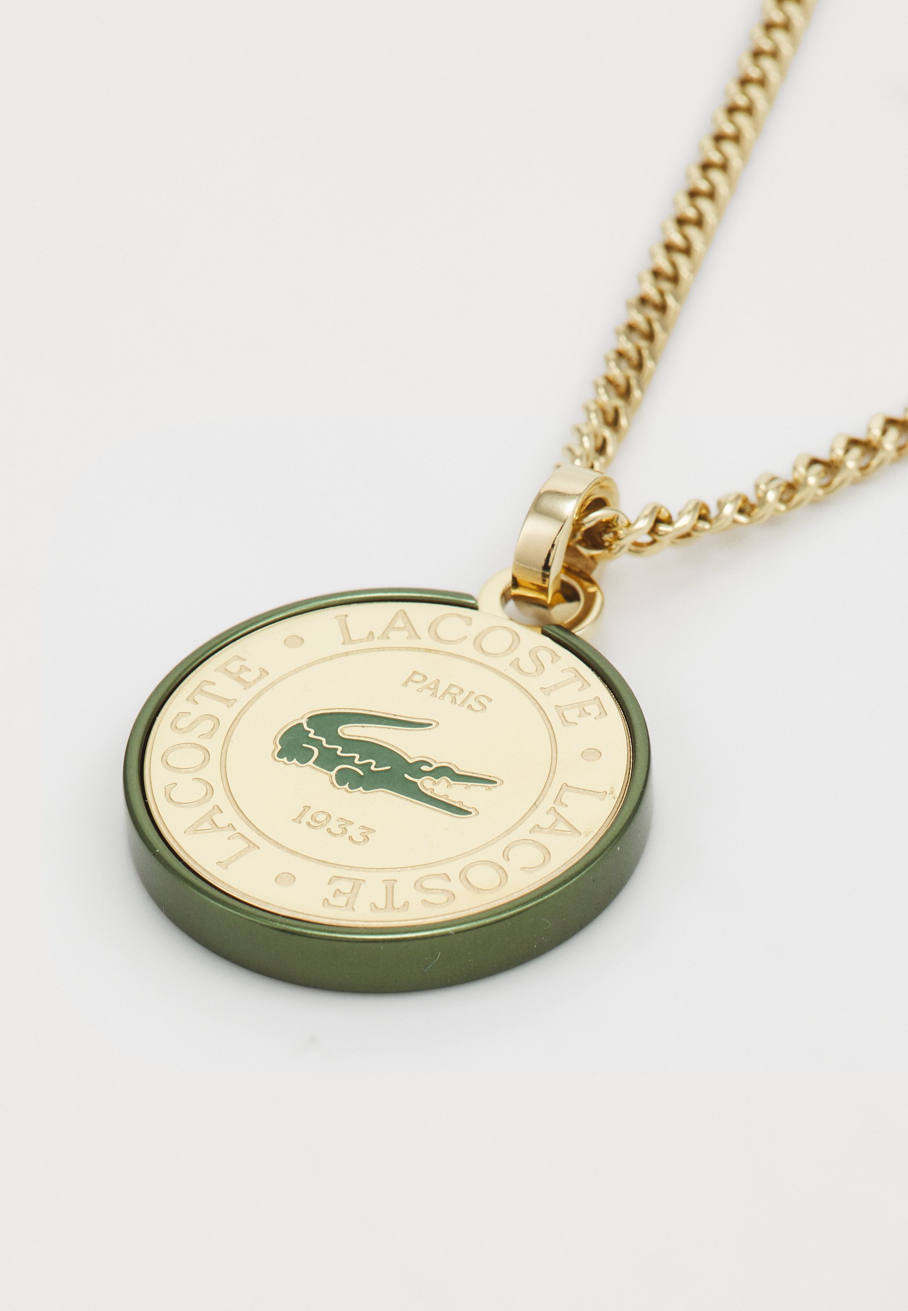 Lacoste VIGOR UNISEX ネックレス Lacoste VIGOR UNISEX - Necklace - gold-coloured/green/gold
