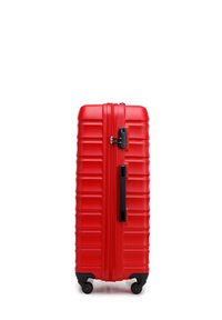 WITTCHEN LARGE SUITCASE WITH LUGGAGE TAG FROM ABS - Valise à roulettes - red