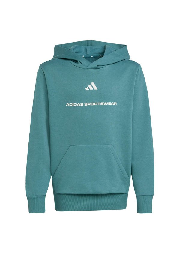 SLOGAN - Hoodie - preloved teal3