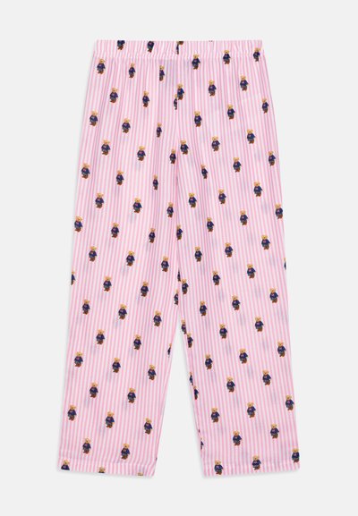 Polo Ralph Lauren BEAR PANT - Nachtwäsche Set - white/carmel pink