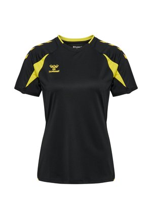 CORE 2.0 - T-shirts print - black blazing yellow