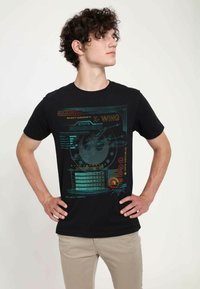 Star Wars STAR WARS: SQUADRONS X-WING GAME COMPONENTS UNISEX - Camiseta estampada - black