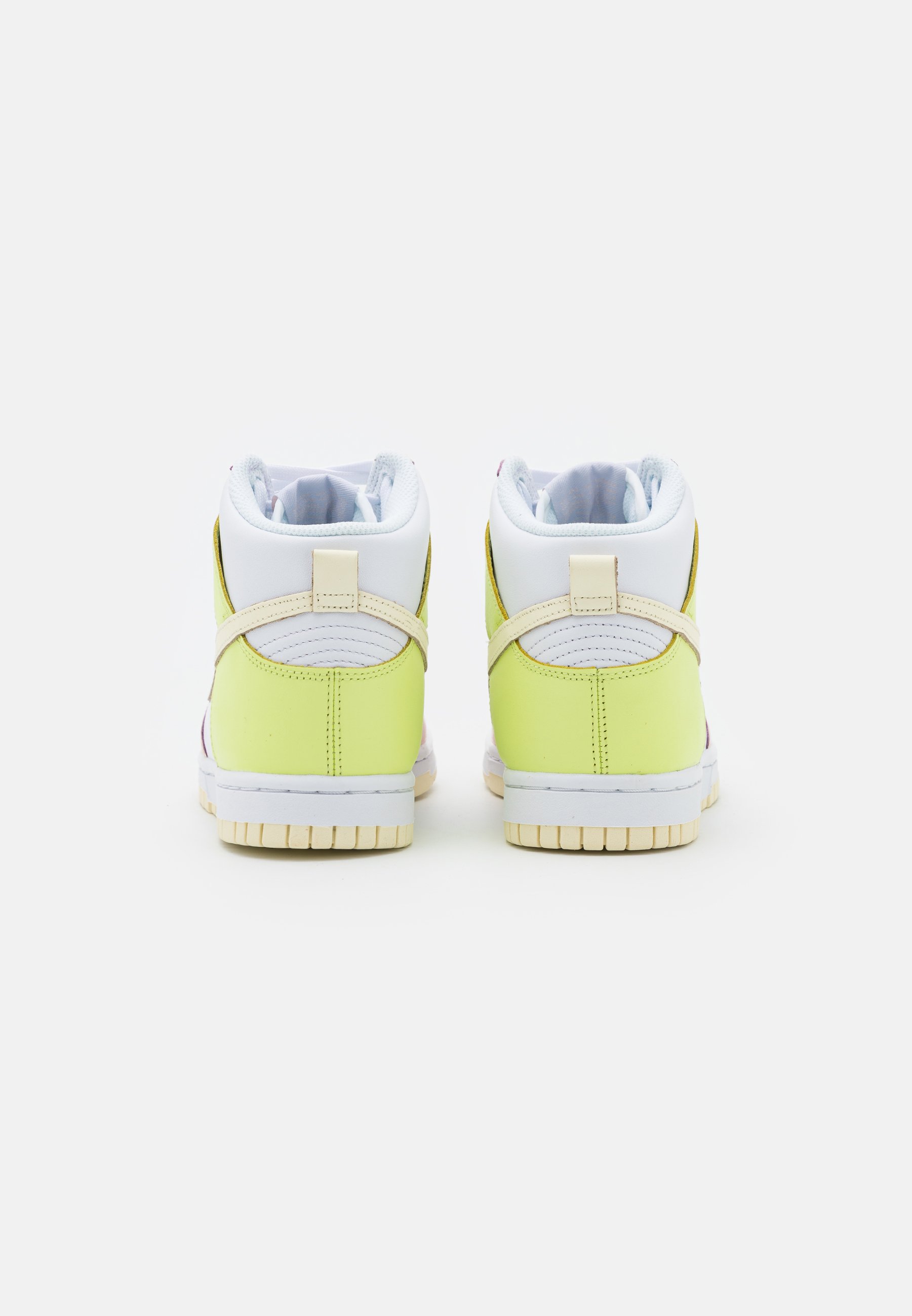 dunk hi trainers white lemon twist pure violet pale coral