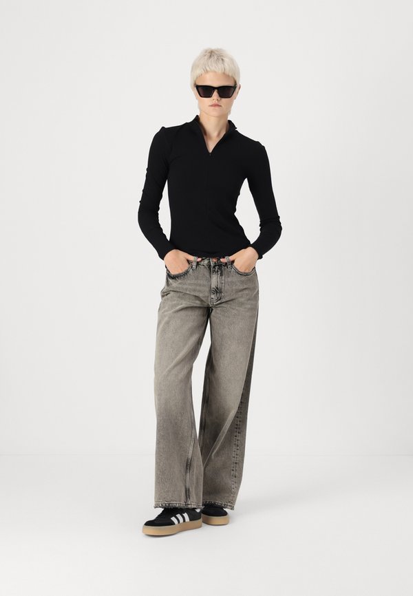 PCKITTE ZIP T-NECK - Long sleeved top4