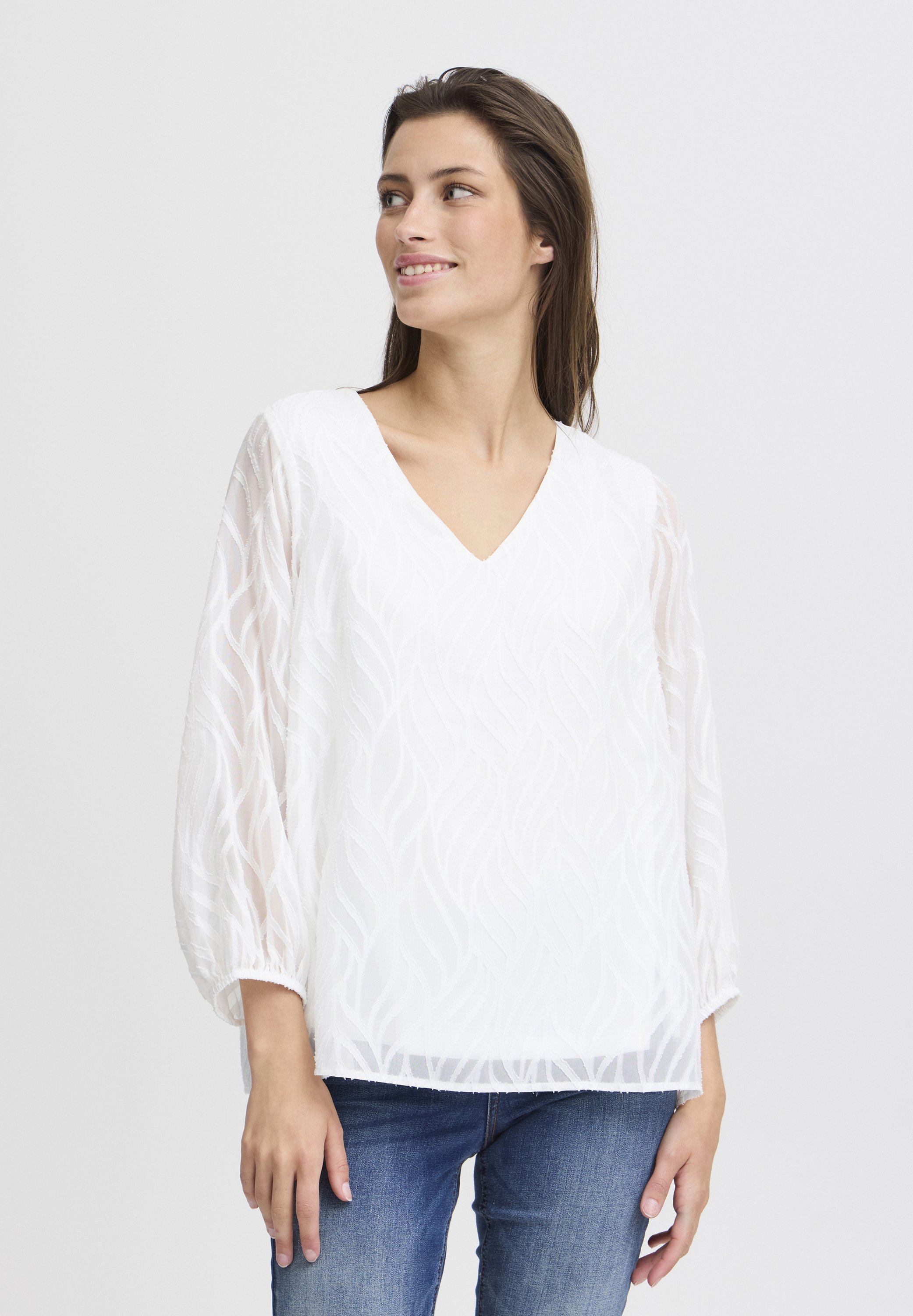 b.young BYFRIKKE - Blouse - off white/wit - Zalando.nl