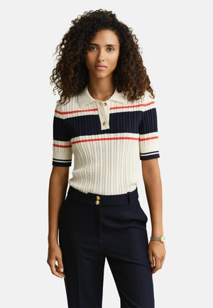 SHORT SLEEVE RUGGER - Poloshirt - cream