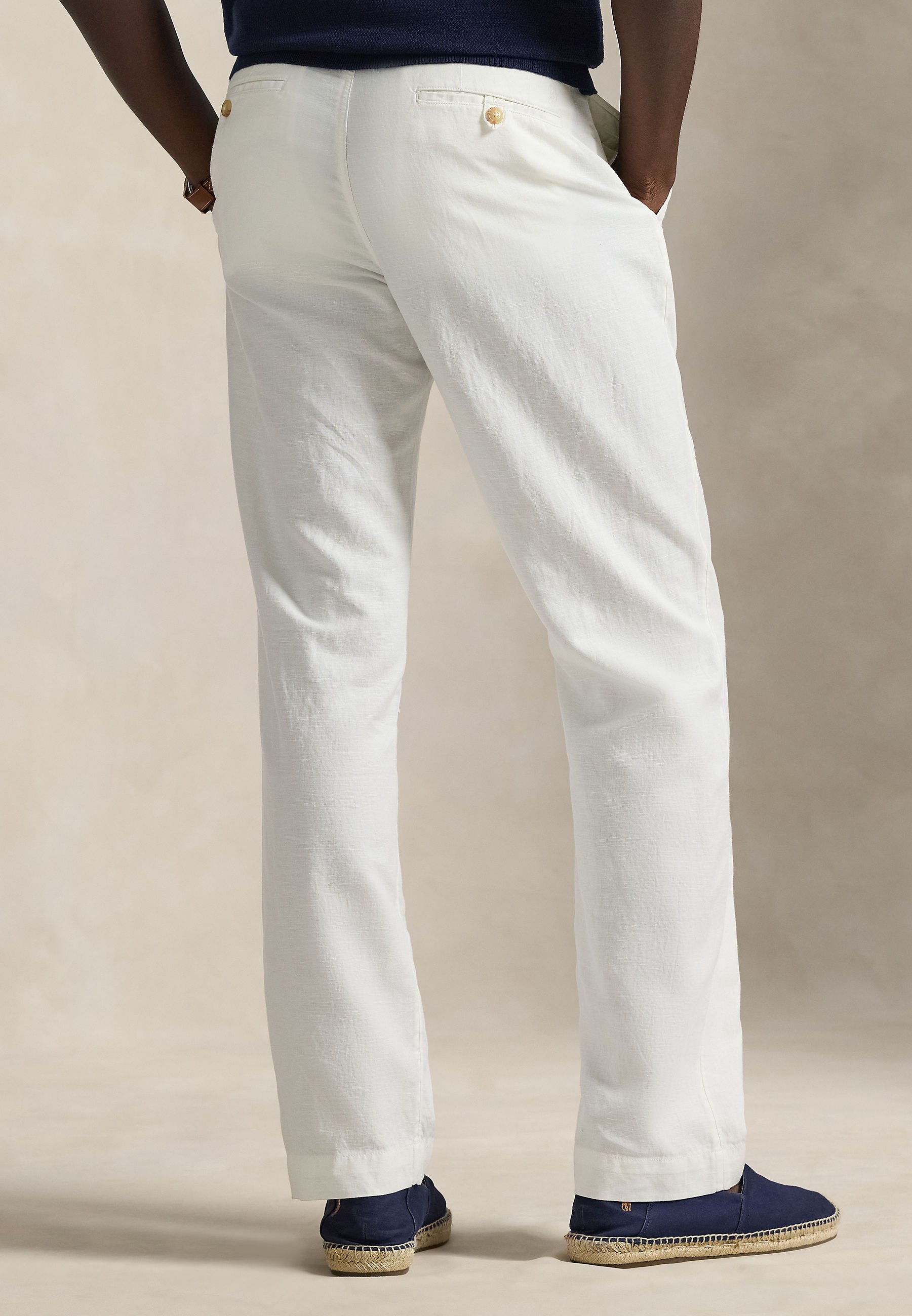 Polo Ralph Lauren BEDFORD CLASSIC FIT LINEN-COTTON PANT - Chinos
