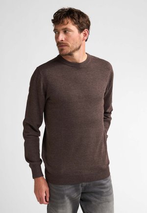 Petrol Industries, FINE-KNIT JUMPER STEAMBOAT - Trui - cedar brown
