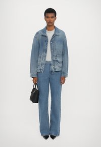 CLOSED SHACKET - Teksajakk - mid blue