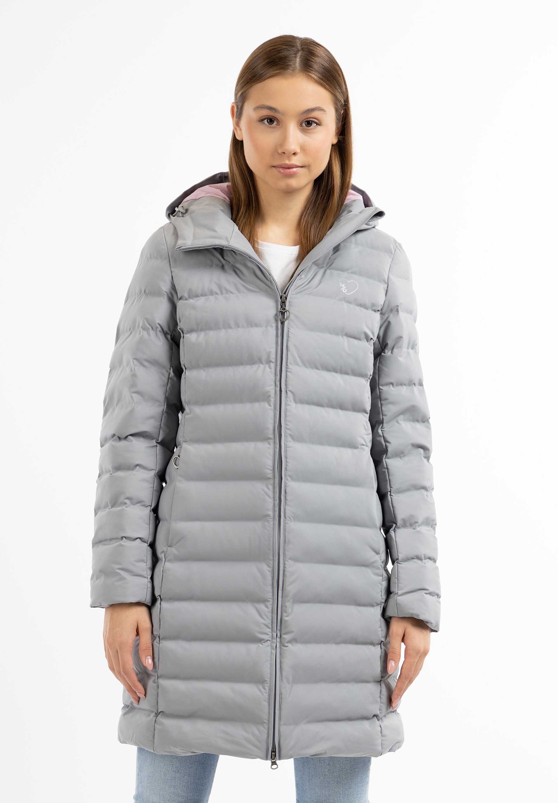 myMo PADDED QUILTED Wintermantel grau Zalando