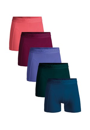 5-PACK SOLID - Boxershort - blue green purple red pink