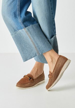 Slip-ons - cognac