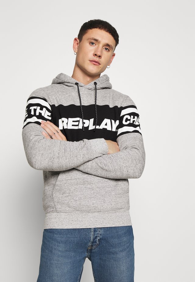 Sweat à capuche - grey melange