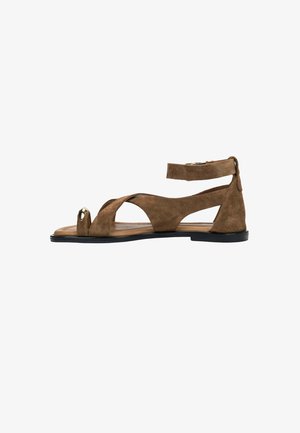 ESTRO, Zehentrenner - dark beige