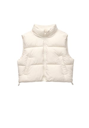 PULL&BEAR PUFFER - Vest - beige