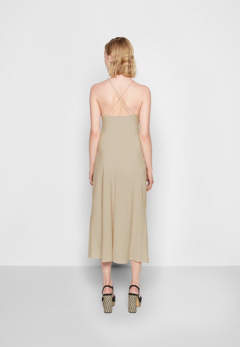 Damen Freizeitkleider | DESIGNERS REMIX VALERIE DRAPE DRESS Cocktailkleid/festliches Kleid oyster/offwhite - HB44918 Damen Freizeitkleider | DESIGNERS REMIX VALERIE DRAPE DRESS Cocktailkleid/festliches Kleid oyster/offwhite - HB44918