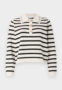 VIPIA  - Jumper - cloud dancer/black