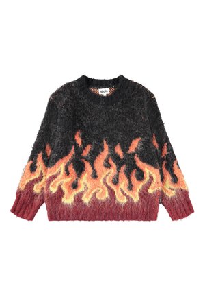 Molo BELLO UNISEX - Džemperis - black/red