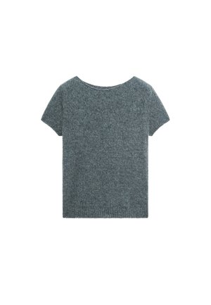 Massimo Dutti, T-shirt basic - blue-grey