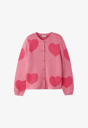 Name it, CARDIGAN KNITTED - Gilet - flowering ginger