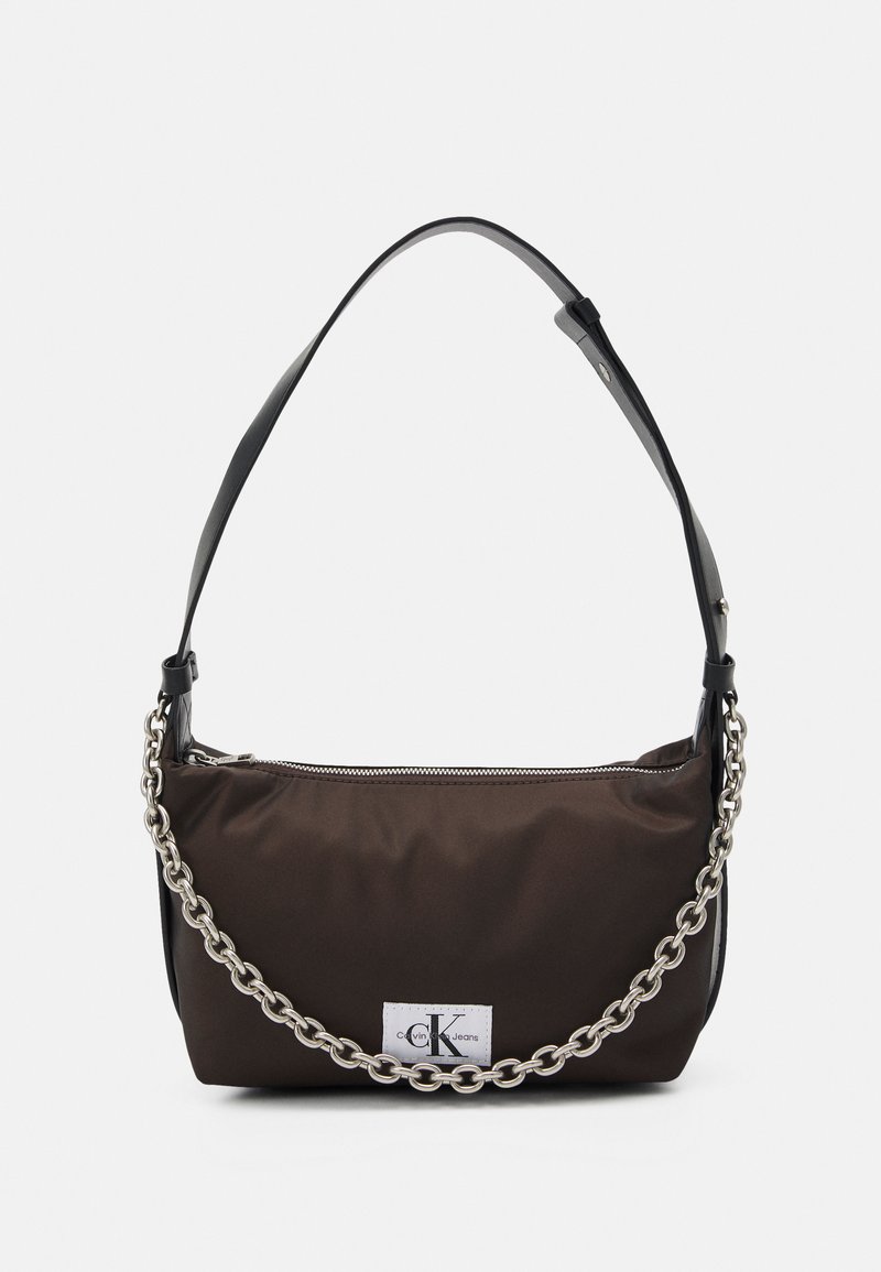 Calvin Klein Jeans CHAIN SHOULDER BAG Handbag dark chestnut
