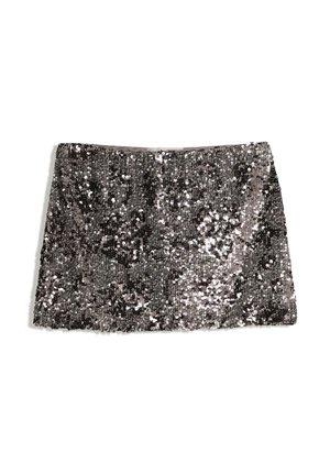 Fustă tip creion - mottled dark grey
