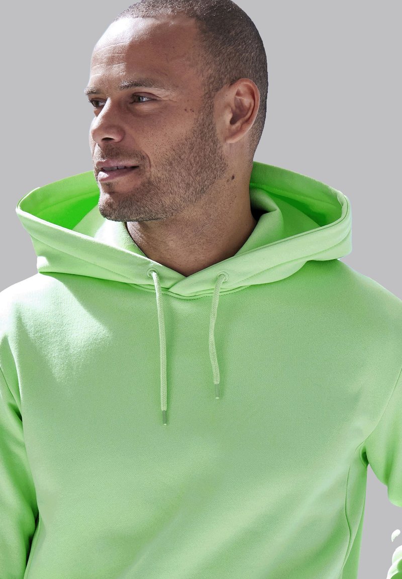 john devin Hoodie - lime-grün