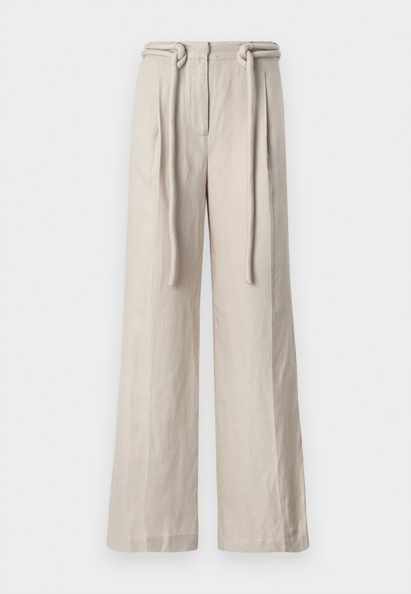 NATULI - Trousers - oyster gray3