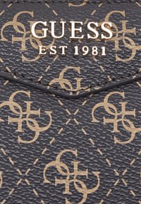 Guess BRENTON ZIP AROUND - Wallet - brown