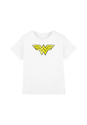 Cotton Soul, DC WW LOGO DISTRESSED UNISEX - Print T-shirt - white