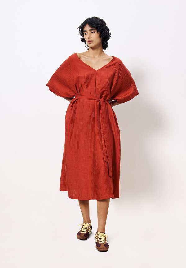 Freizeitkleid - brique