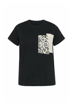 Ulla Popken, Triko s potiskem - black