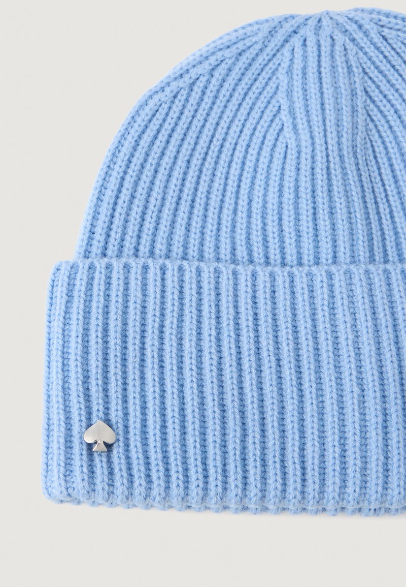 kate spade ♠️ ‘WEEKEND’ Wool Blend Beanie Hat in Light Blue. NWT KATE SPADE Weekend Weekend Rainbow Pink Orange Blue Wool  main image 4