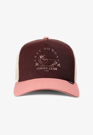 Djinn's, HFT CAP LAZY BIRD UNISEX - Cap - brown old rose khaki