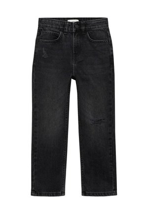 Traperice ravnih nogavica - black denim