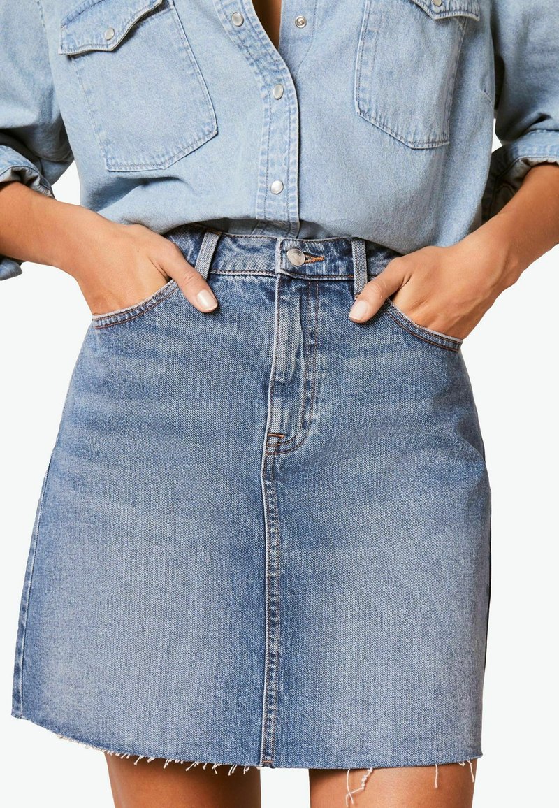 Lipsy PETITE - REGULAR FIT - sukňa v tvare A - blue