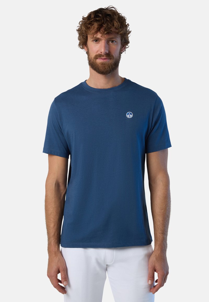 North Sails MIT LOGO-AUFNÄHER - T-shirt basic - mitternachtsblau