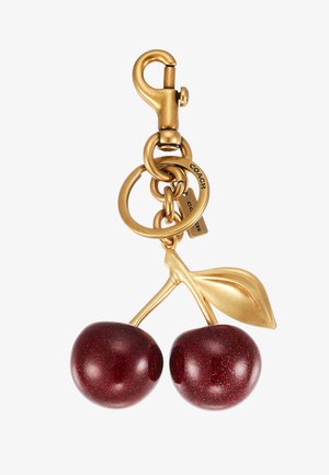 COACH CHERRY BAG CHARM - Llavero - red