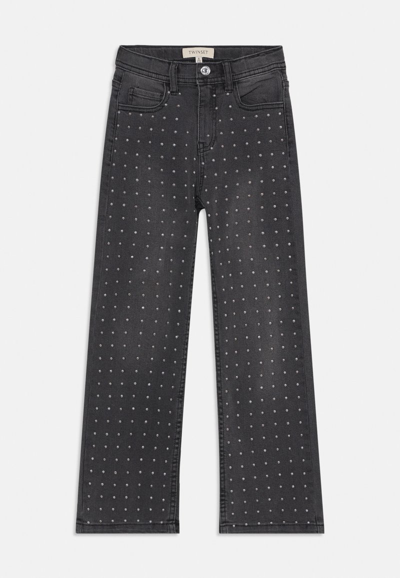 TWINSET Straight leg jeans zwart