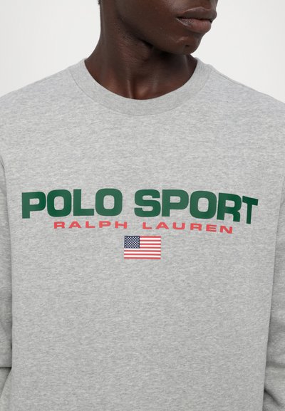 Polo Ralph Lauren POLO SPORT SWEATSHIRT UNISEX - Mikina - andover heather/forest green