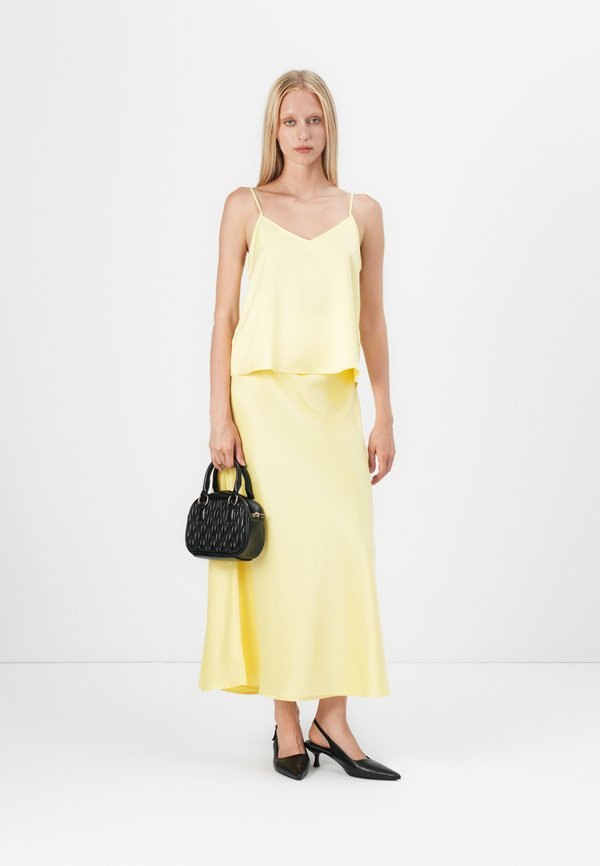 VMMERLE ANKLE SKIRT - Maxi skirt - pale banana3