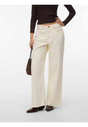 VMLULU - Široke kavbojke - ecru