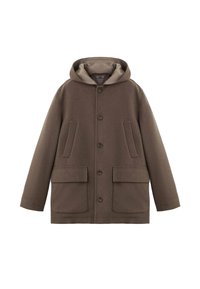 Krátky kabát - medium brown