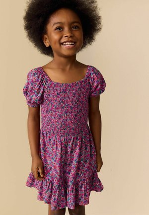 Next, REGULAR FIT - SHIRRED PLAYSUIT - Salopetă - pink ditsy