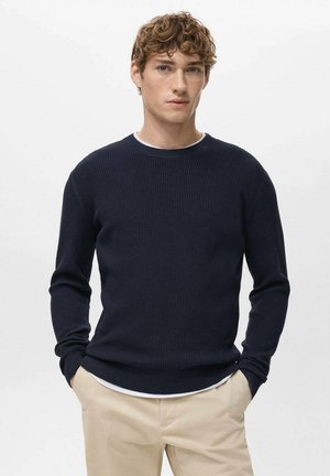 Strickpullover - dark blue